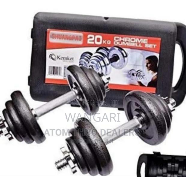 Non Rusting New 20kgs Chrome Dumbells