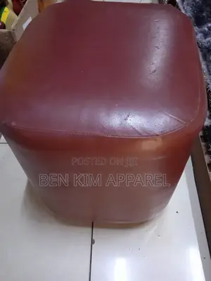 56 by 50cms × 50cms Height Soft Padded Pu Leather Stool Marooy
