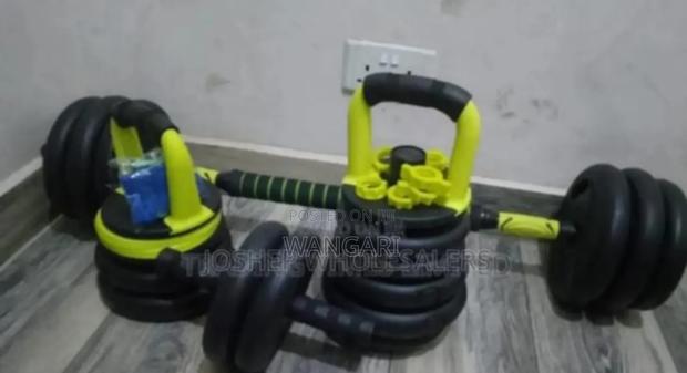 Pure Rubber 30kgs 6in1 Dumbells
