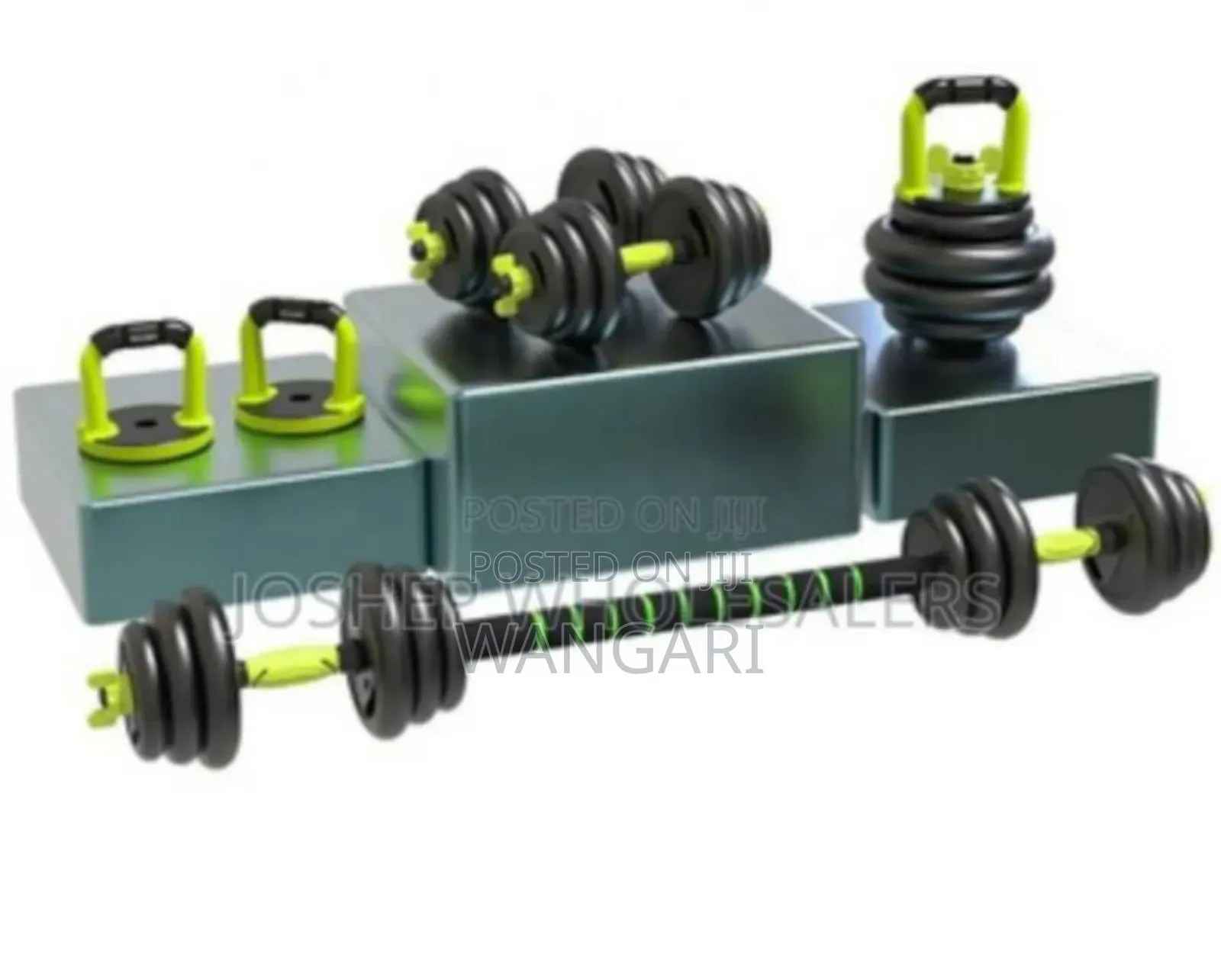 Colur Blue 30kgs 6in1 Dumbells