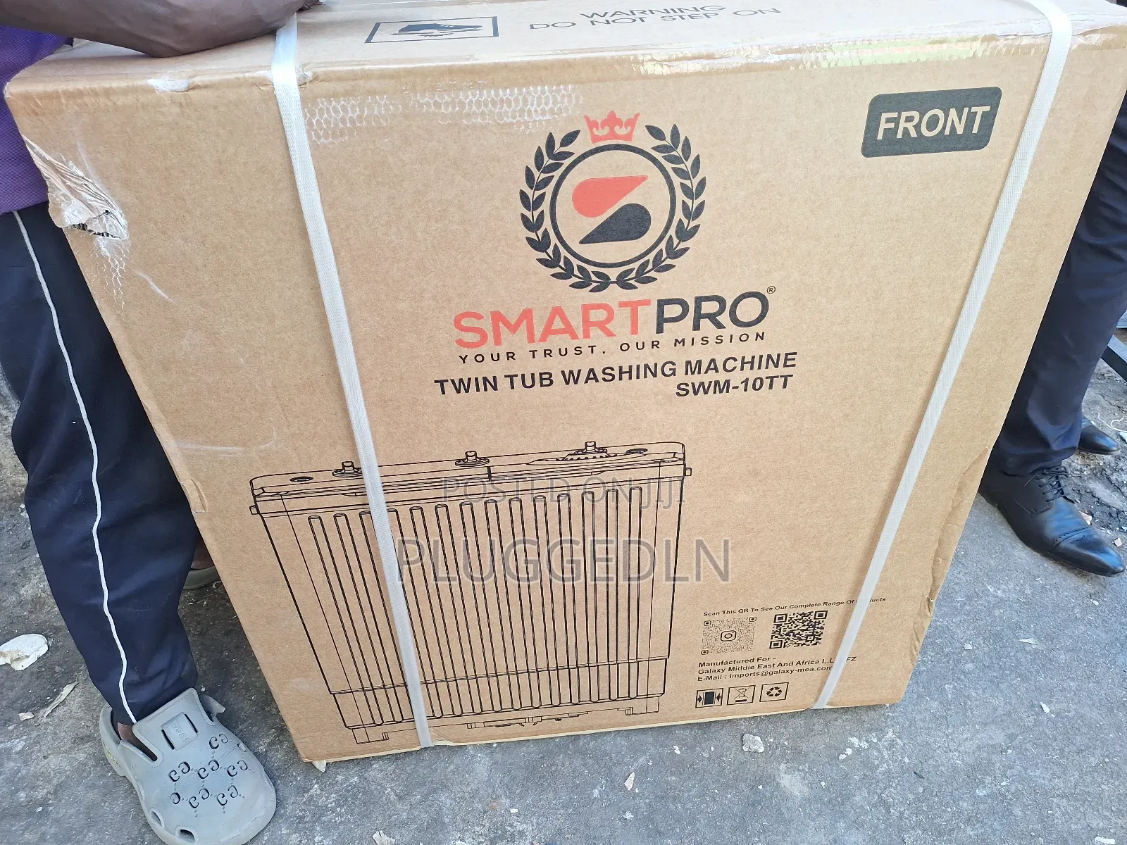 Smartpro SWM-10tt Twin Tub Washing Machine 10kgs