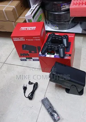 180° Rotation Ultra Hd Projector Original With Game Controller X2