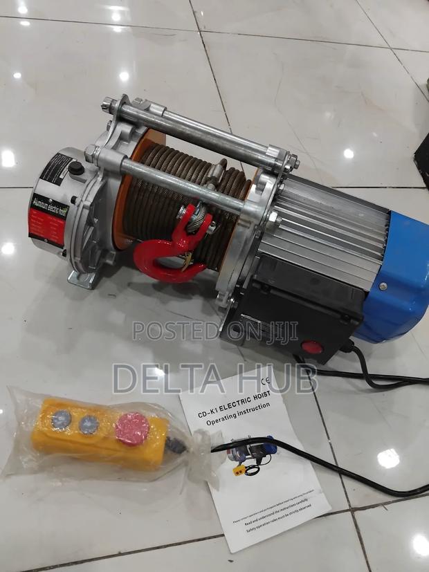1.5t Industrial Heavy Duty Electric Wire Rope Winch Hoist Machine