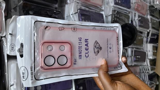 Nakia Transluscent Matte Case for Xiaomi Redmi Note 13 4g -Pink - main view