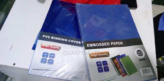 PVC Binding Covers + Blue Covers- A4 (100 Pieces Each) - main view