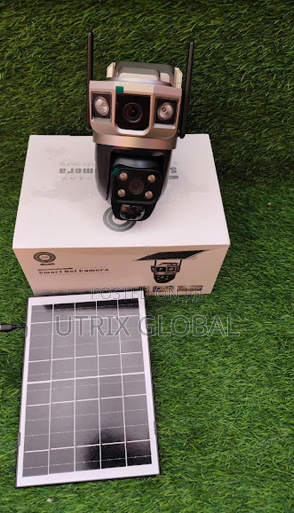 4g Dual Lens Solar Rotating Ptz Camera