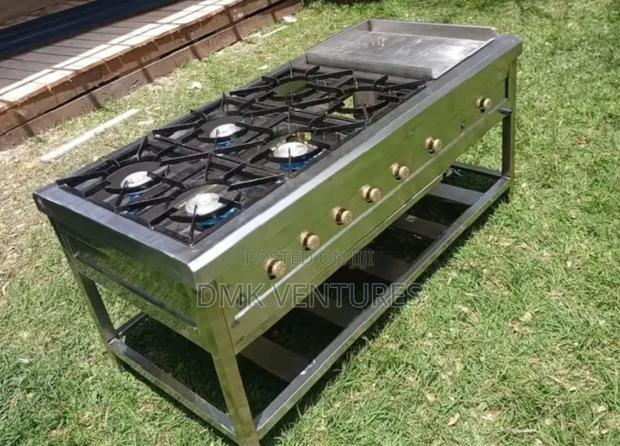 Alpha Modernized Combined Cooker With a Griddle, - main view