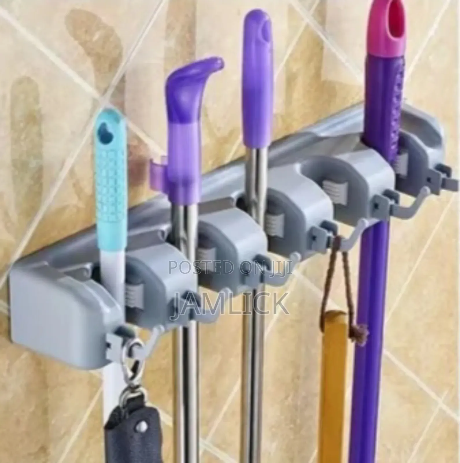Broom Mop Holder Wall Mounted Organizer – Cr