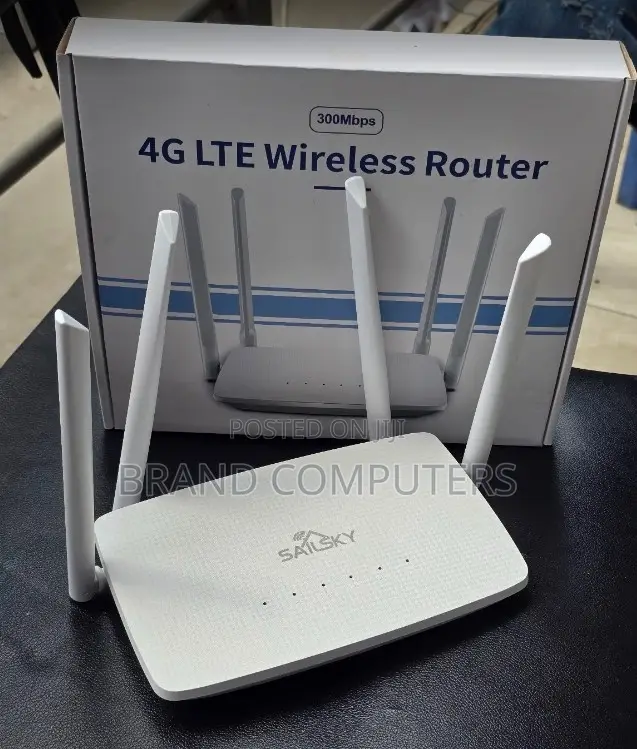 Sailsky Xm285 4g Wifi Router Lte Open to Faiba Safaricom Airtel Telkom