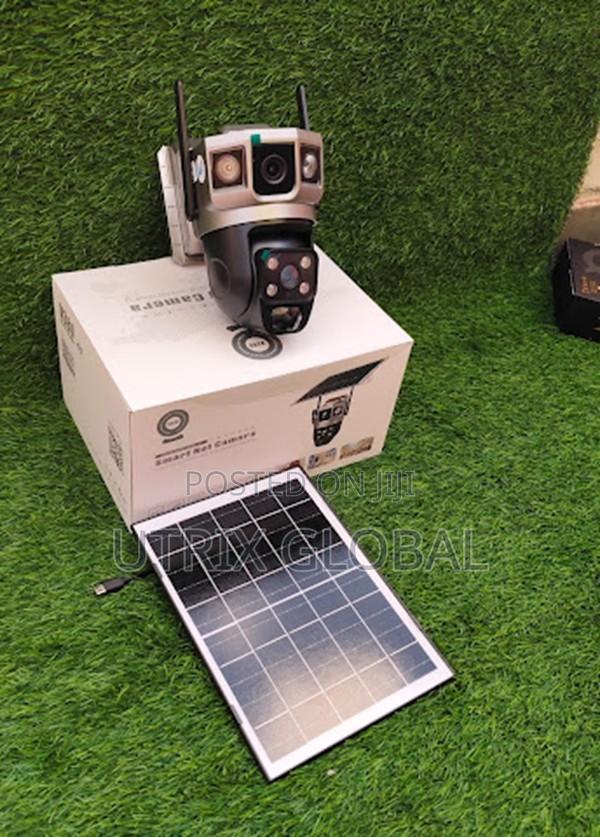 Solar 4g Ptz Camera Two Lens Outdoor
