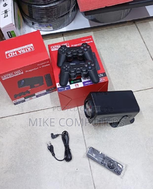 Hy320 Portable Projector 1080p Smart Projector With Game Controller - main view