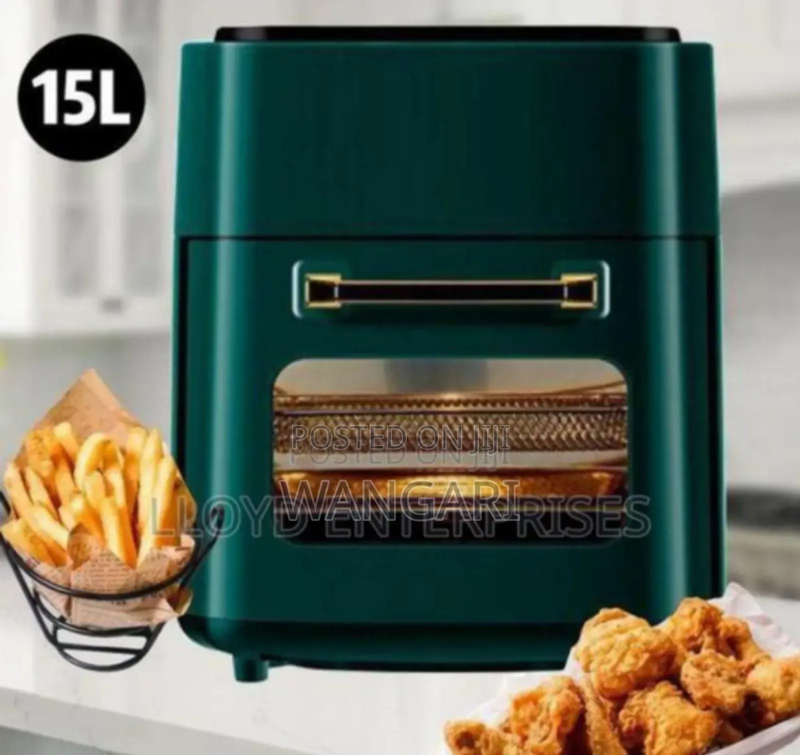 Colour Green New 15l Silver Crest Air Fryer