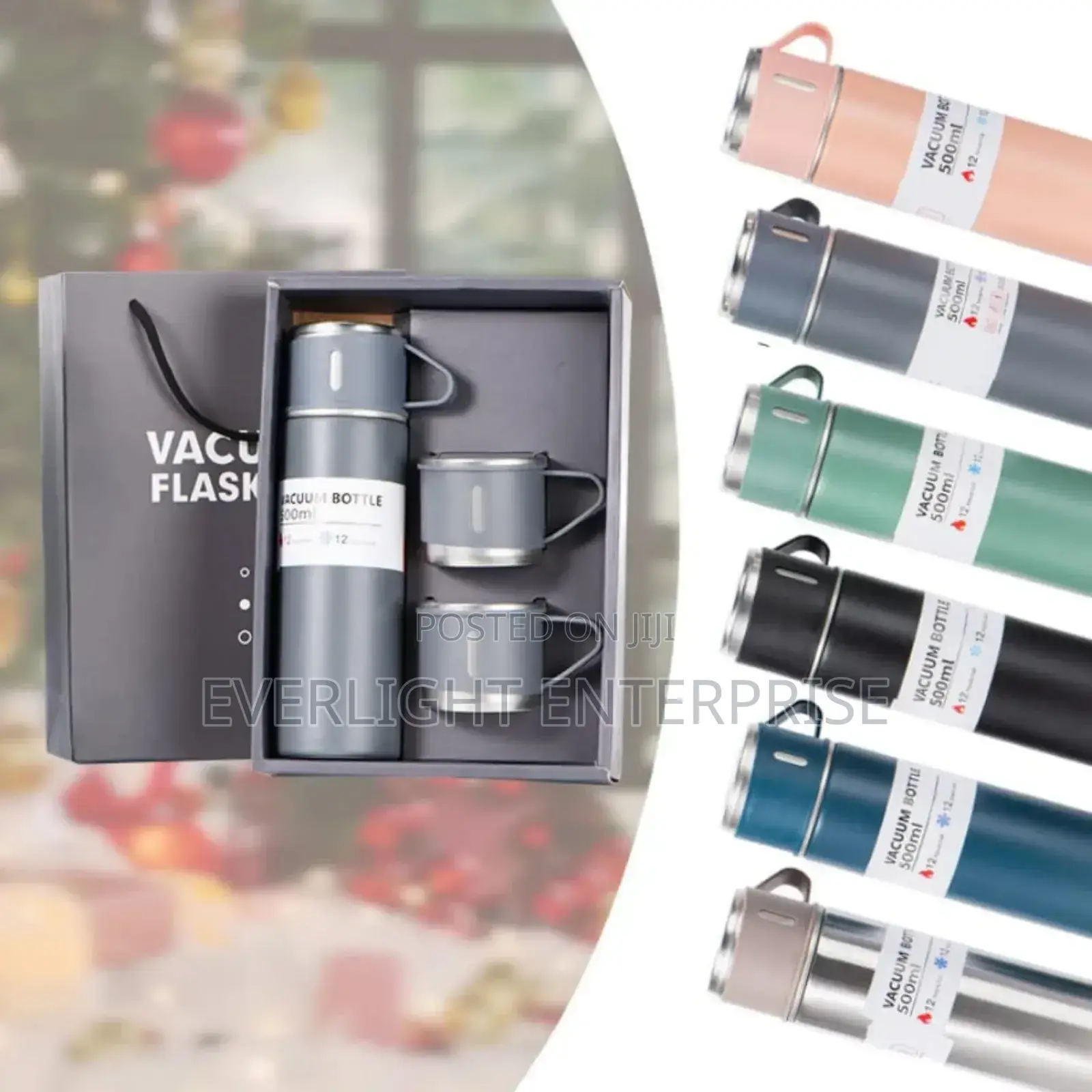 500ml Insulated Travel Stainless Steel Vaccum Water Bottle