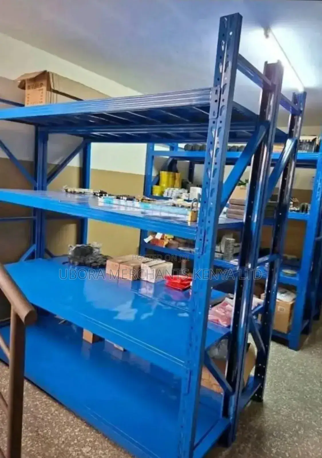 Industrial Shelves - Blue