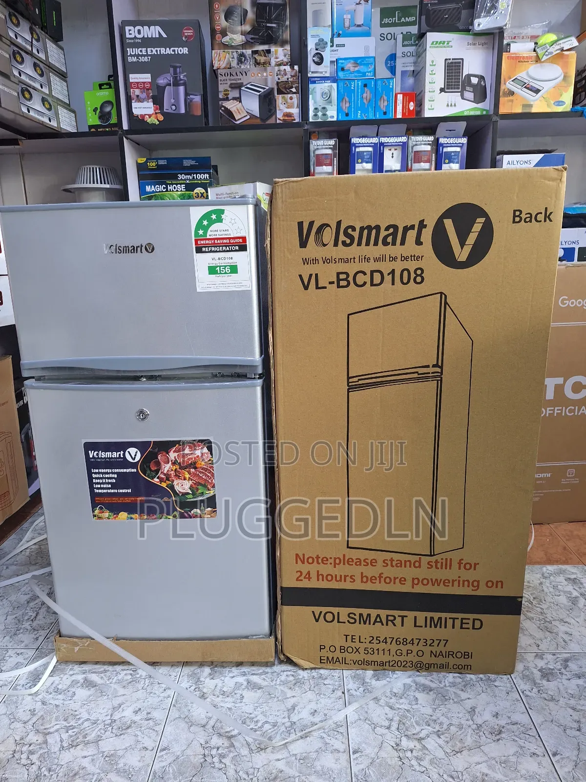 Volsmart Vl-Bcd108 Double Door Fridge.