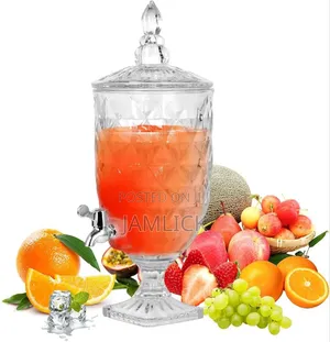 Thick Clear Glass 3l Juice Dispenser - Pm
