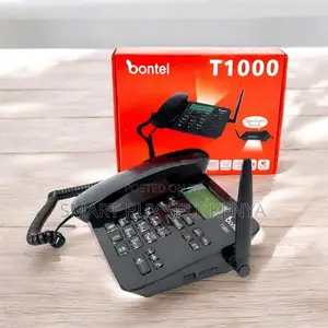 Dual Sim Support Durable Bontel T1000 GSM Fixed Landline Desktop Phone