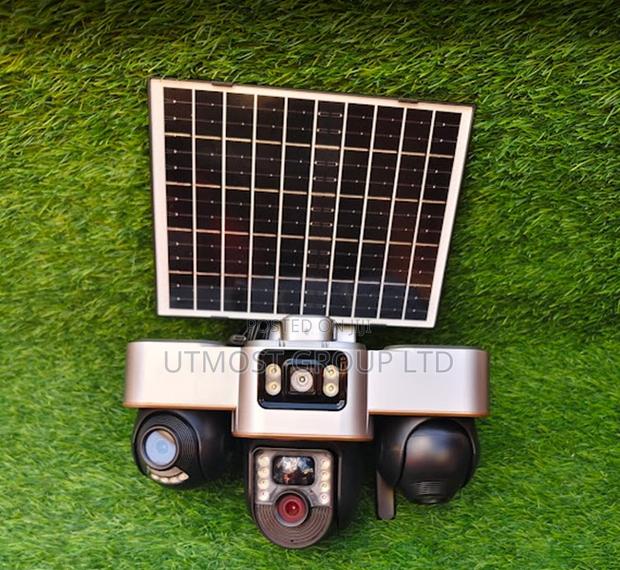 4g Solar Triple Lens Smart Security Camera - main view