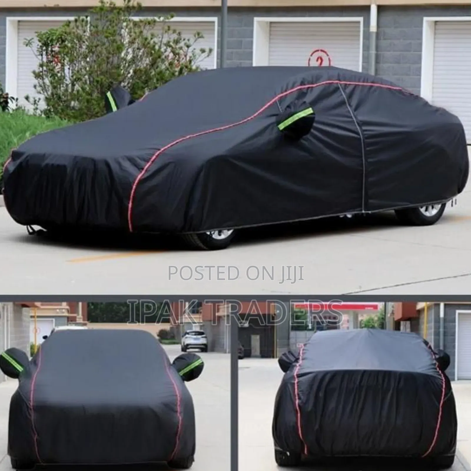 *High Quality Universal Black Car Cover With Fleece