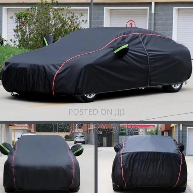 *High Quality Universal Black Car Cover With Fleece