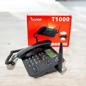 Clear Voice Call Bontel T1000 Dual Sim GSM Fixed Landline Desk Phone