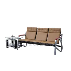 Brown 5-seater Executive Reception Office Sofa