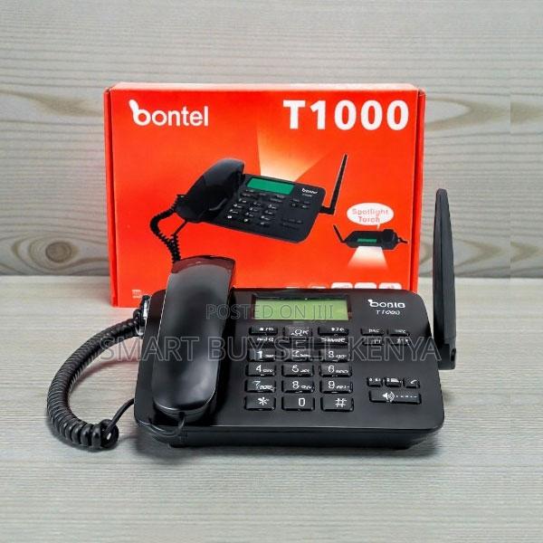 Bontel T1000 Dual Sim GSM Fixed Landline Desktop Phone for Office Use