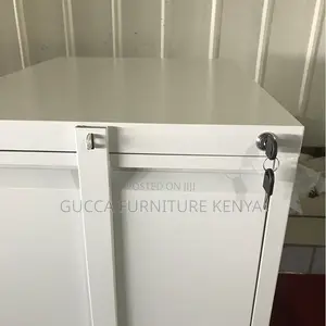 4-drawer Metallic Filling Cabinet With Bar