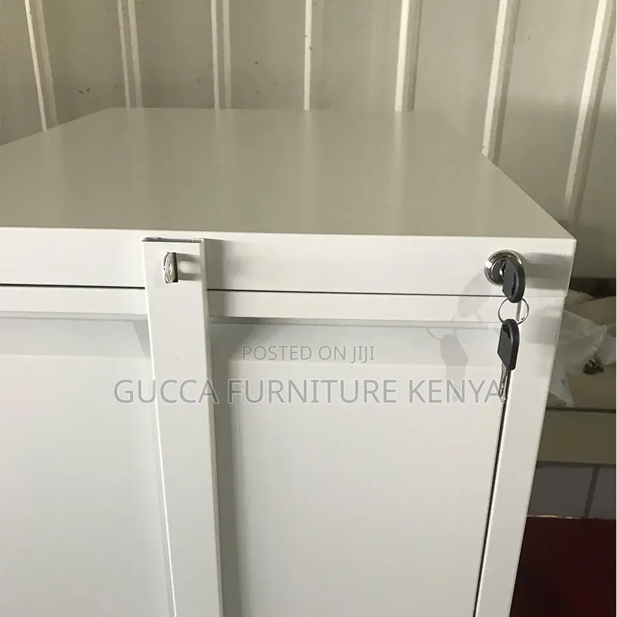 4-drawer Metallic Filling Cabinet With Bar