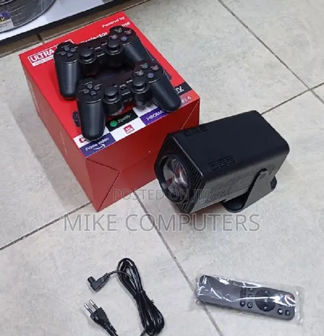 1080p Hd Ultra Portable Projector Original With Game Controller
