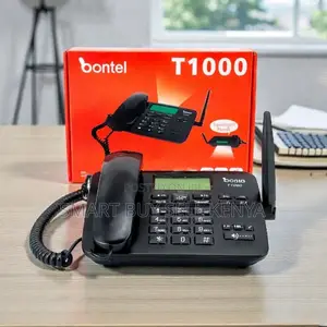 Bontel T1000 Dual Sim GSM Fixed Landline Desktop Phone for Home Use