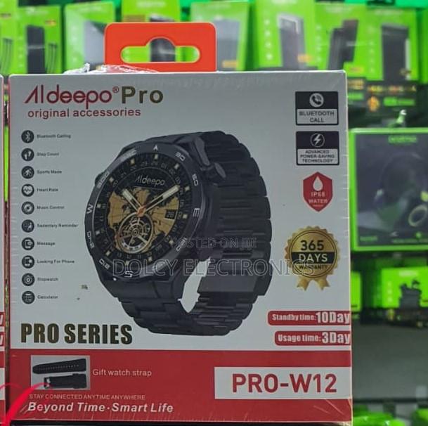 Aldeepo Pro-w12/W13 Metallic Smart Watches - main view