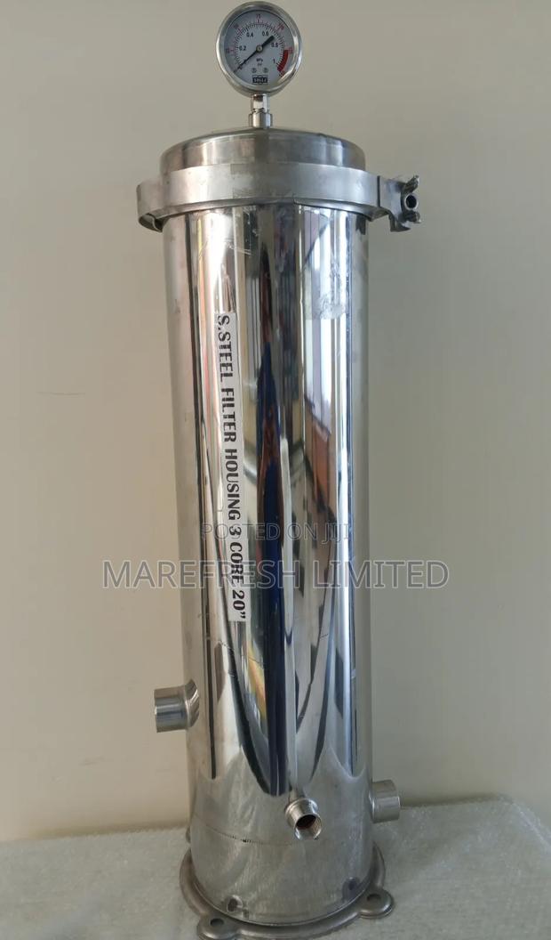 3core Stainless Steel Filter Housing 20 "