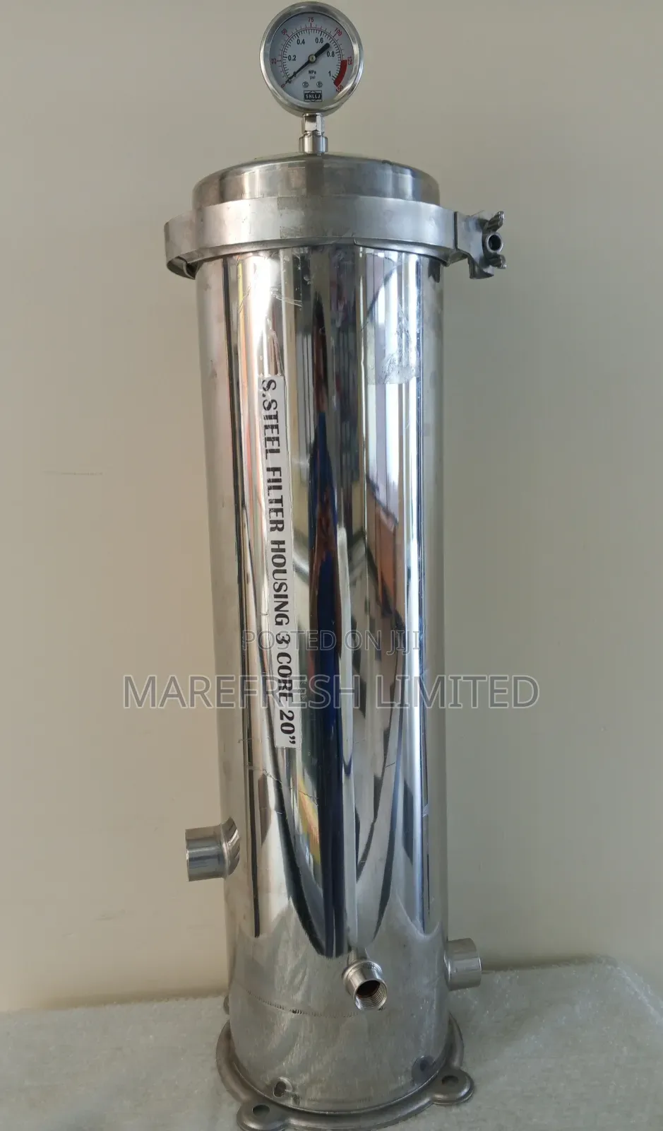3core Stainless Steel Filter Housing 20 "