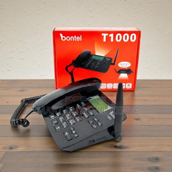 Strong Battery Quality Bontel T1000 Dual Sim GSM Fixed Desktop Phone