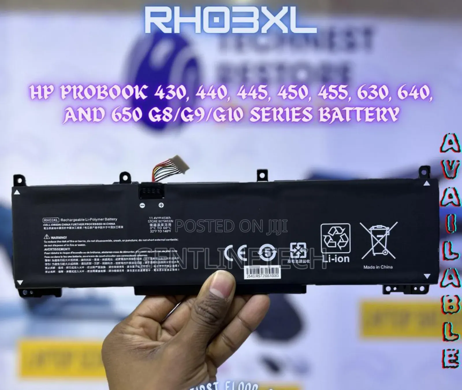 Rh03xl Hp Probook Laptop Batteries
