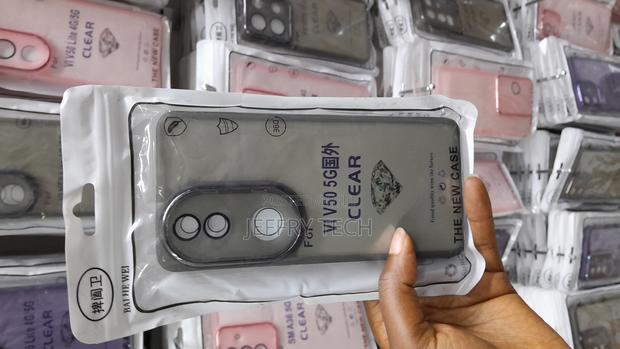 Straid Vivo V50 5g Translucent Matte Shockproof Phone Case -Gray - main view