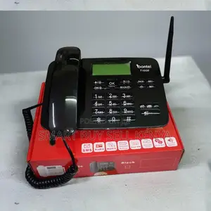 Compact Size Bontel T1000 Dual Sim GSM Fixed Landline Desktop Phone