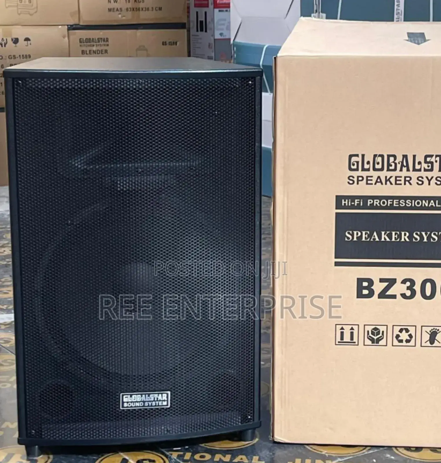 15inches No Amplifire Speaker System  Globalstar Bz300