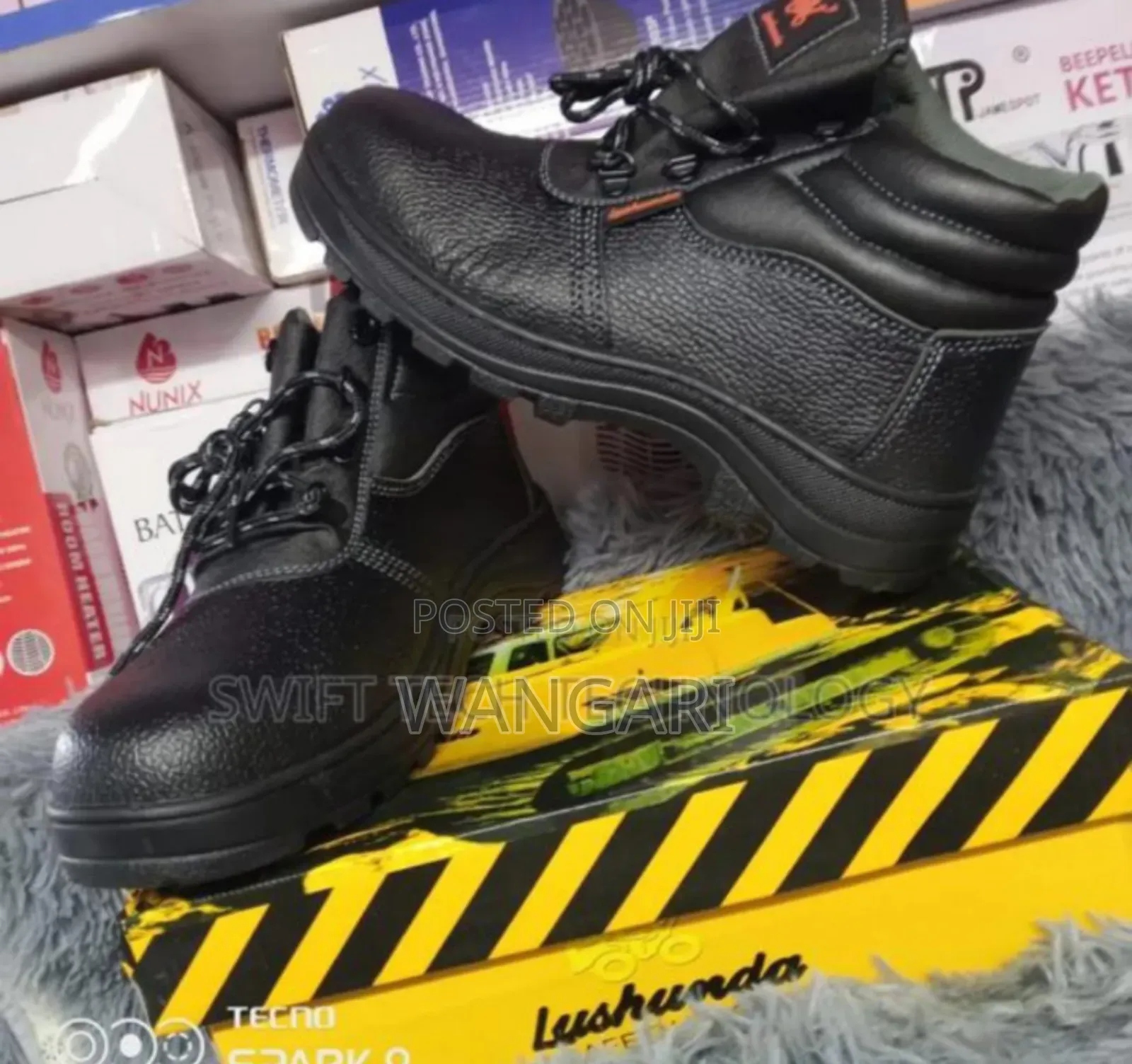 Leather New Safety Boots