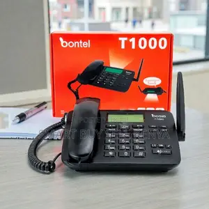 Long Battery Life Bontel T1000 Dual Sim GSM Landline Desktop Phone