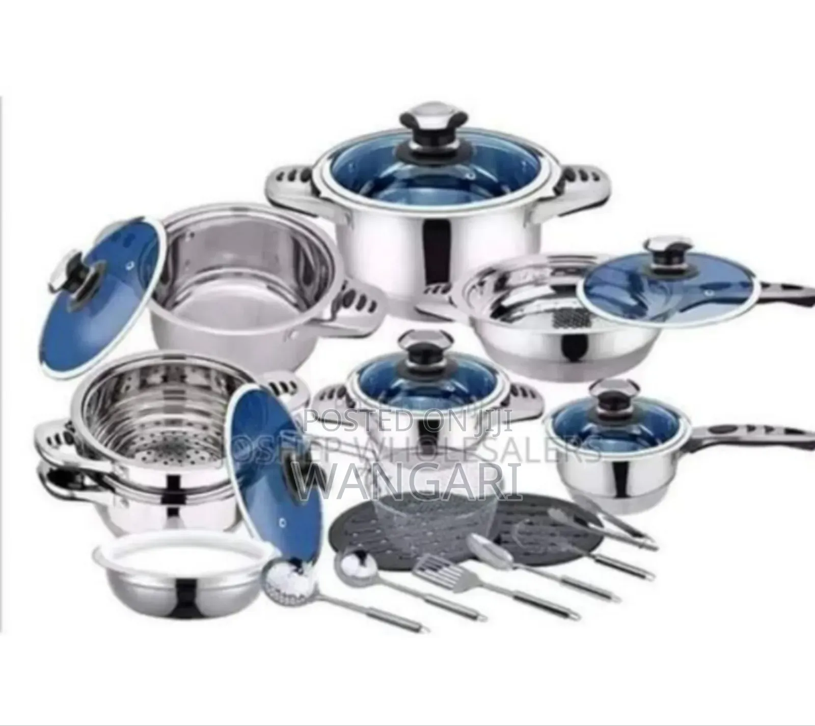 Aluminium Steel New Marwa 30pcs Cookwares