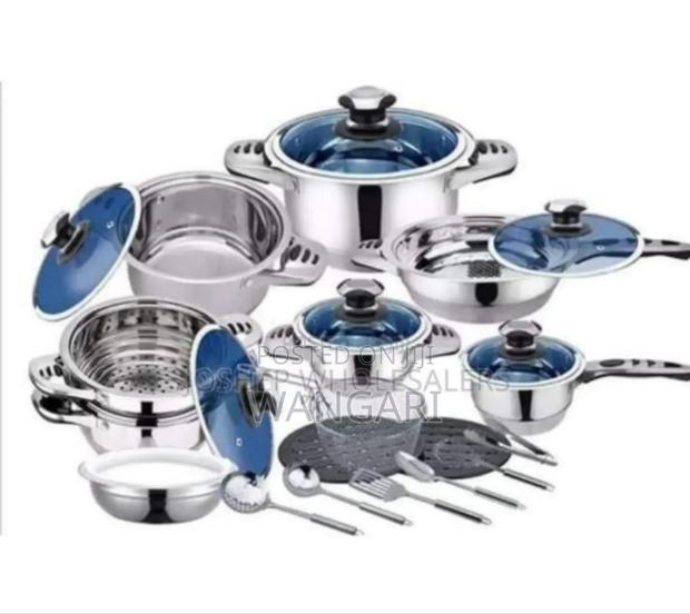 Aluminium Steel New Marwa 30pcs Cookwares