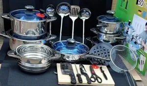 With Transparent Lids Marwa 30pcs Cookwares