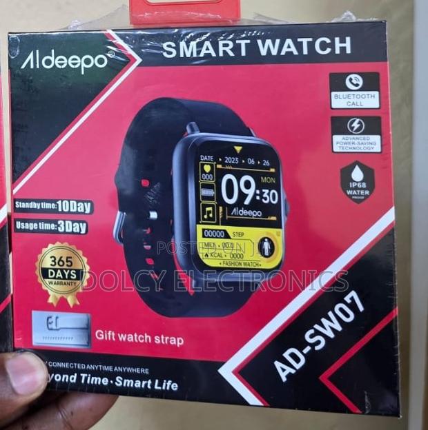 Aldeepo Ad-sw07 Ip68 Water Proof Smart Watch. - main view