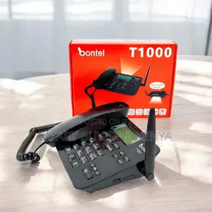 Built-in Fm Radio Bontel T1000 Dual Sim GSM Landline Desktop Phone