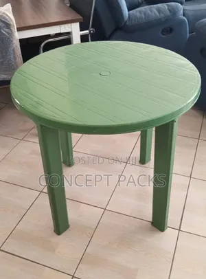 Jungle Green Round Table.
