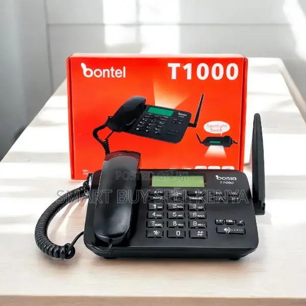 Redial Function Bontel T1000 Dual Sim GSM Fixed Landline Desktop Phone
