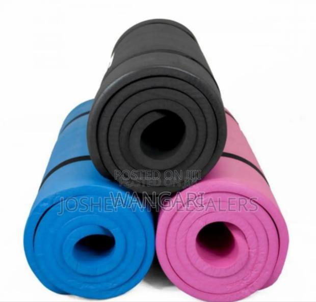 Blue,Black/Pink 10mm Yoga Matt