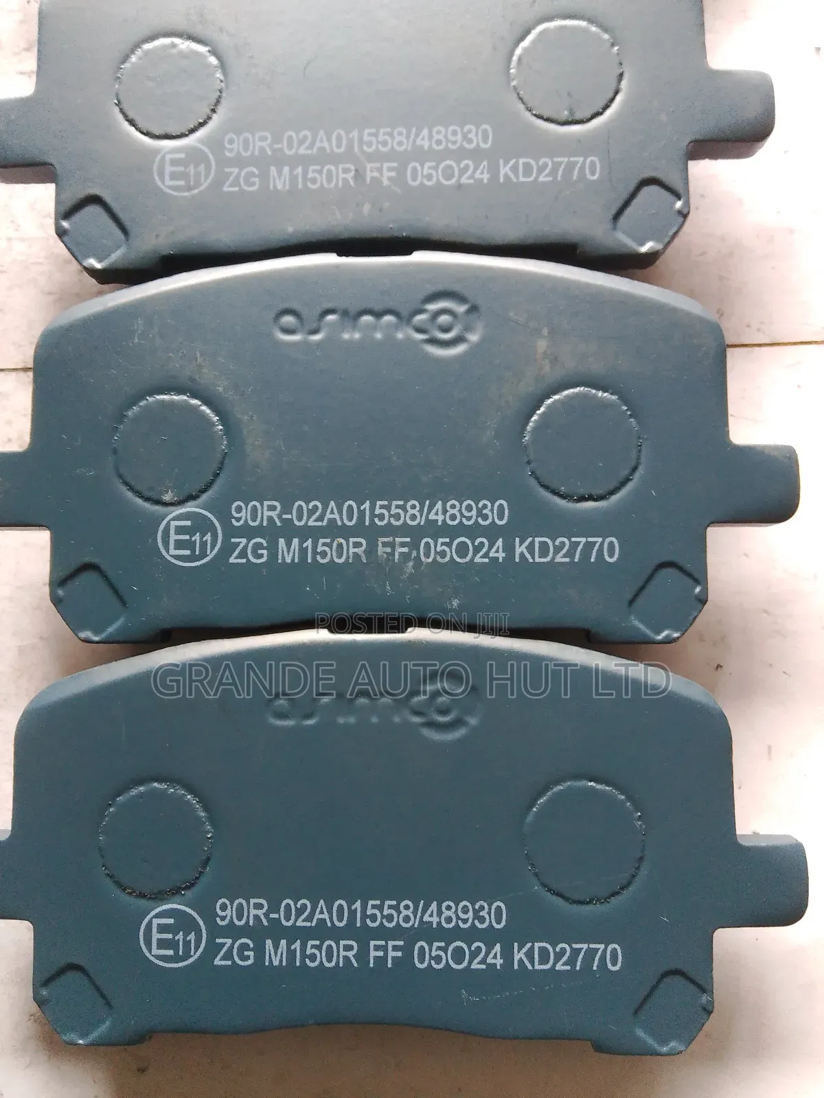 Front Brake Pads for Toyota Voxy/Ipsum (Asimco Brand)